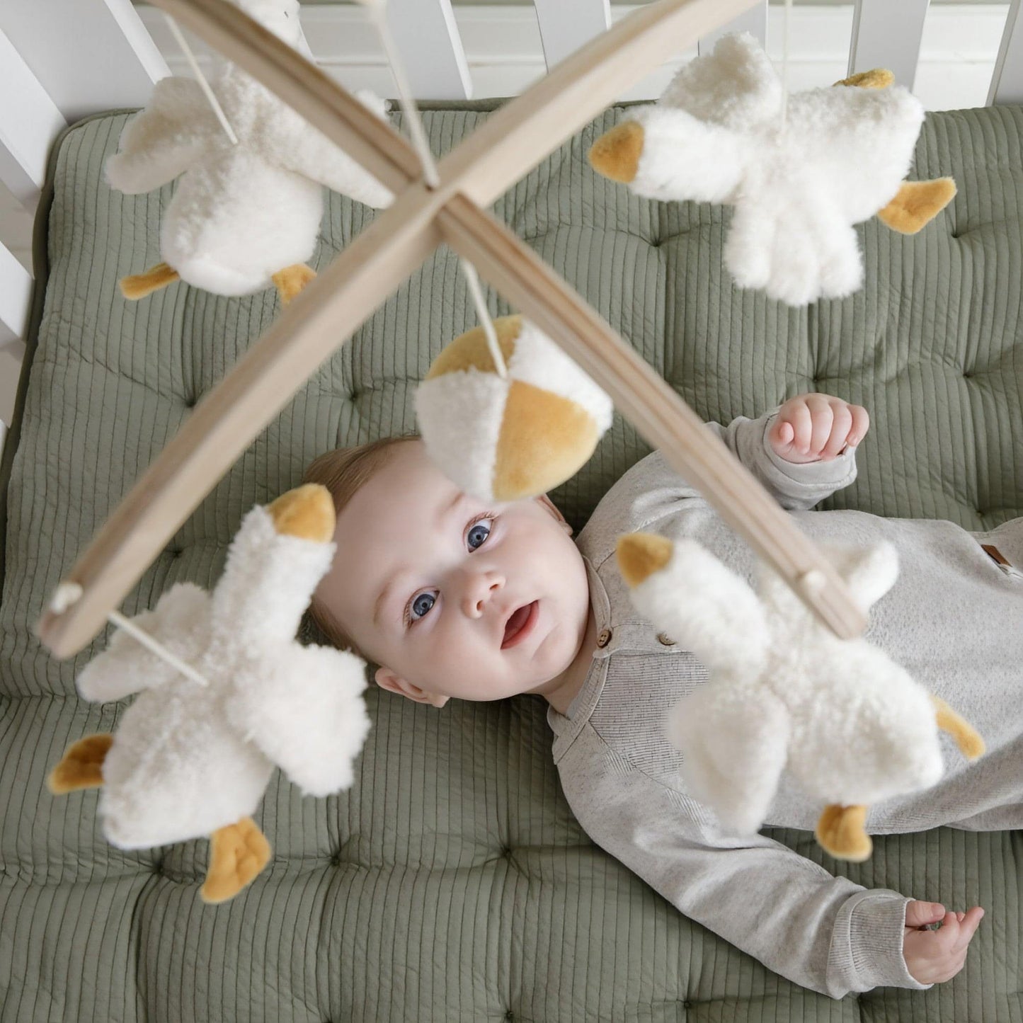 Little Goose Wooden Musical Mobile