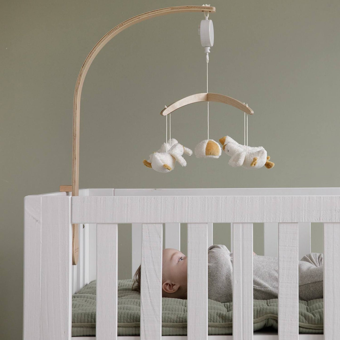 Little Goose Wooden Musical Mobile