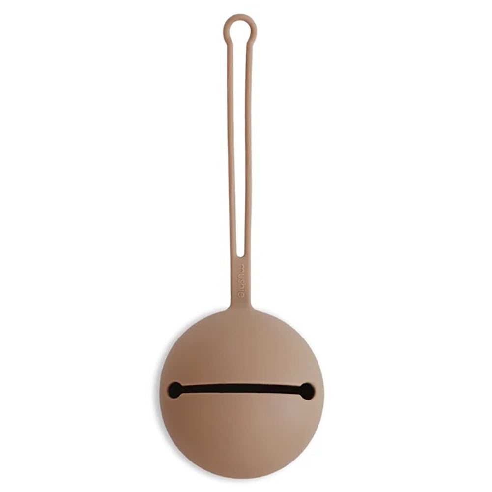Porta Chupetas Em Silicone Natural