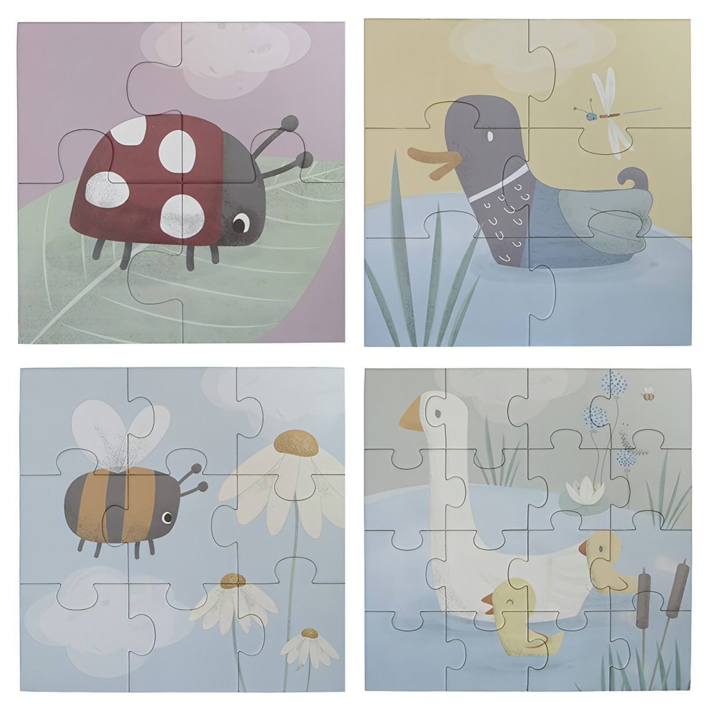 Puzzle 4 em 1 Little Goose