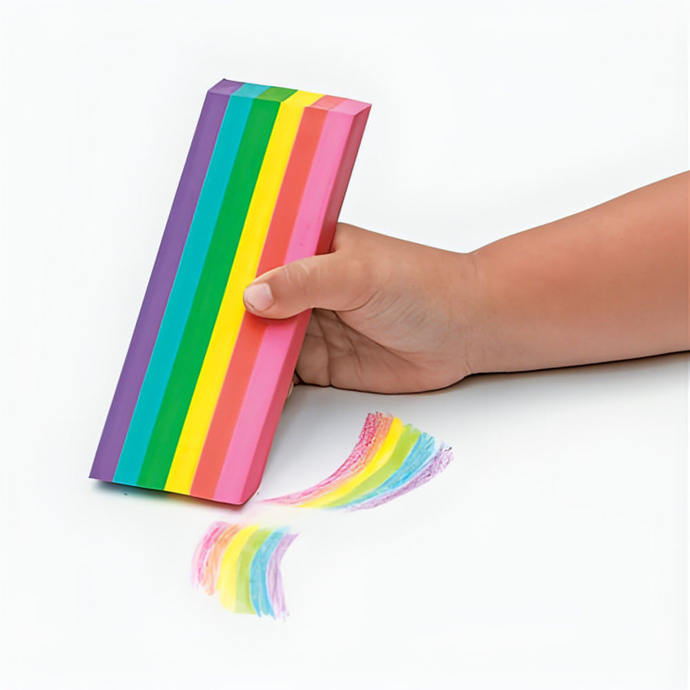 Jumbo Rainbow Eraser with Strawberry Scent