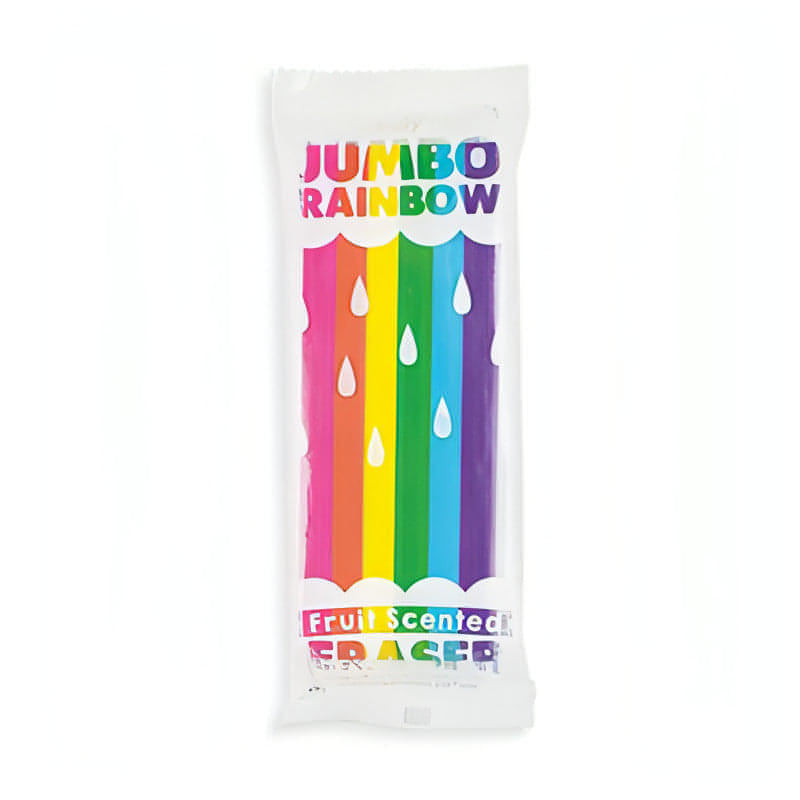 Jumbo Rainbow Eraser with Strawberry Scent