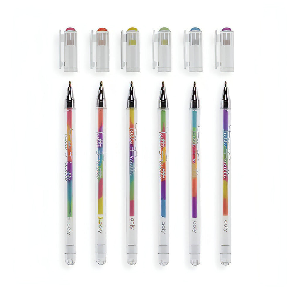 Canetas de Gel Multicores com Aroma Tutti Fruitti