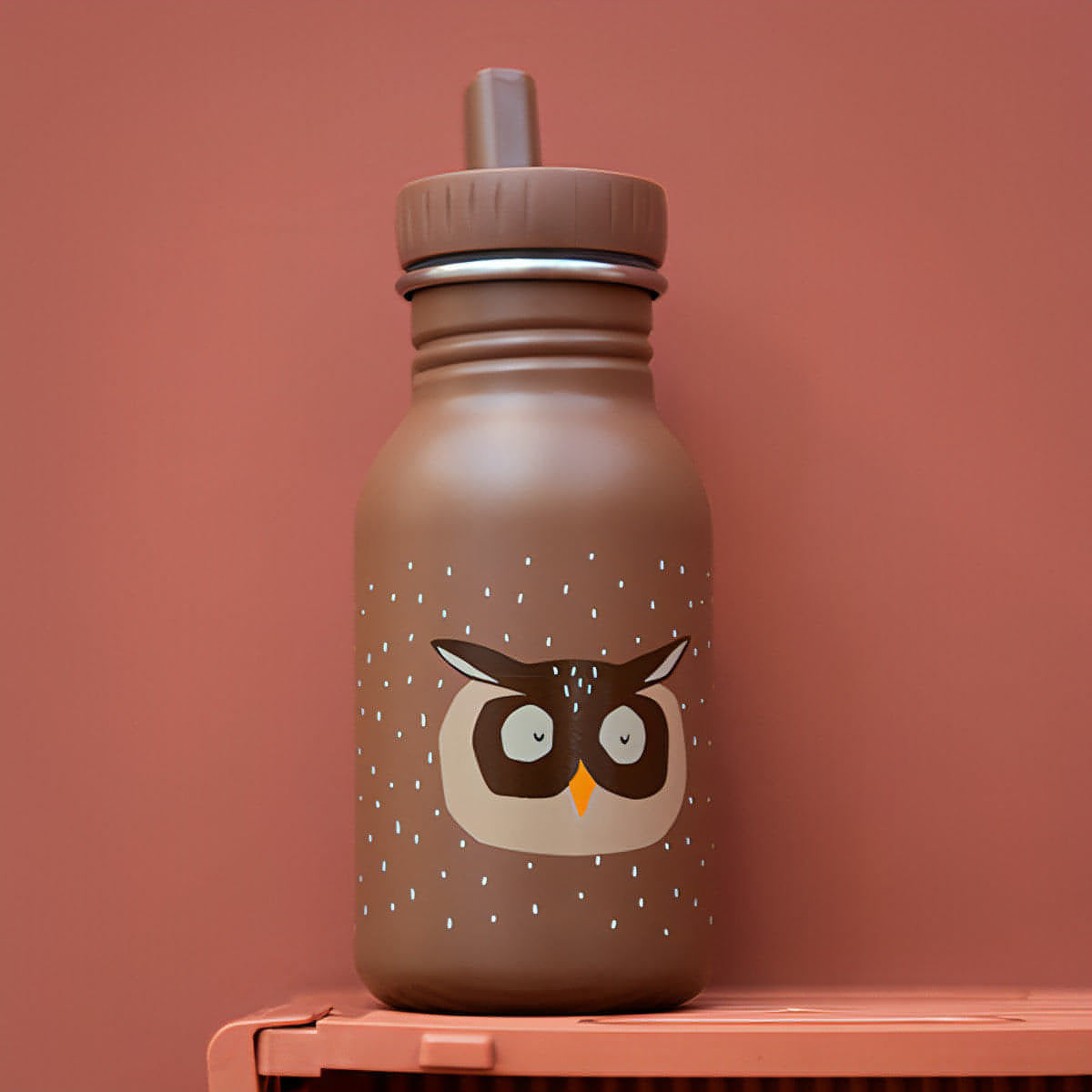 Garrafa em Aço Inoxidável 350ml Mr. Owl