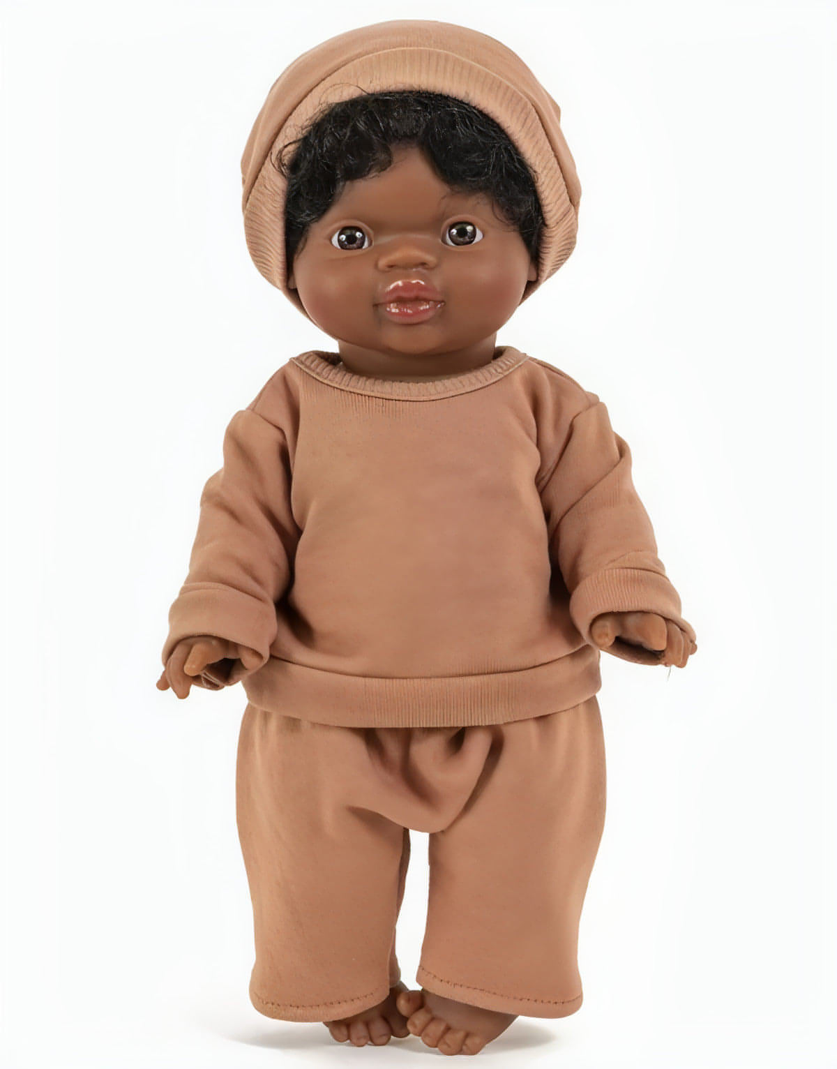 Liam Tracksuit Set with Caramel Beanie