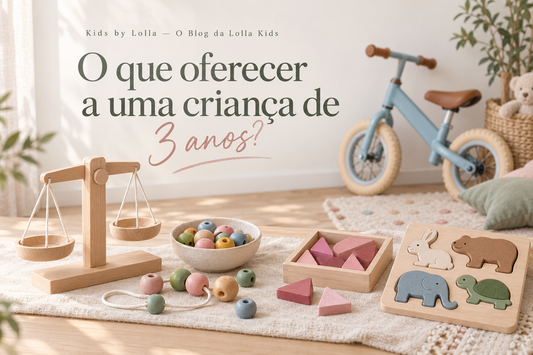 Brinquedos de madeira para crianças de 3 anos: balança, contas de enfiar, figuras geométricas, puzzle de animais e bicicleta sem pedais azul