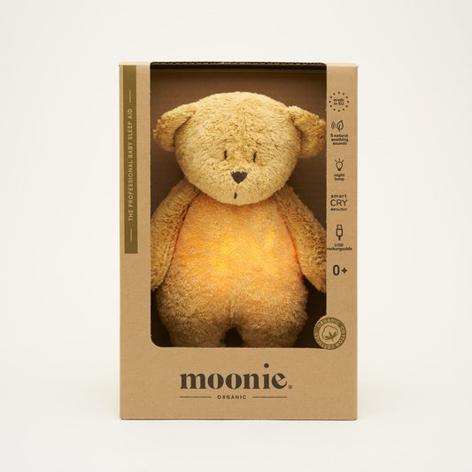 Moonie: o amigo peluche que ajuda o teu bebé a adormecer