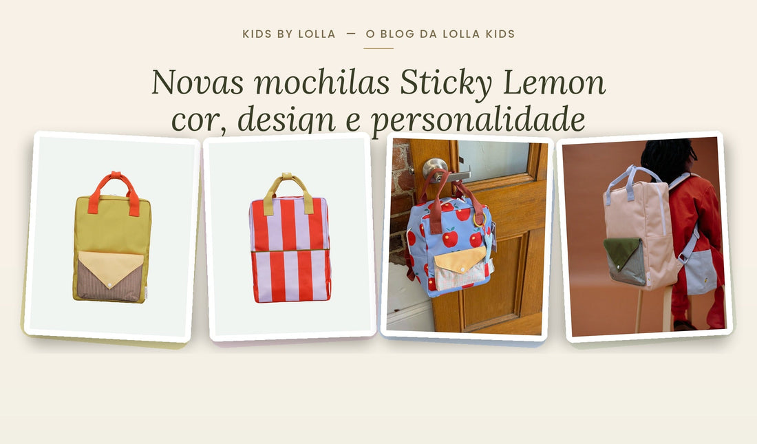 Novas mochilas Sticky Lemon: cor, design e muita personalidade no regresso às aulas