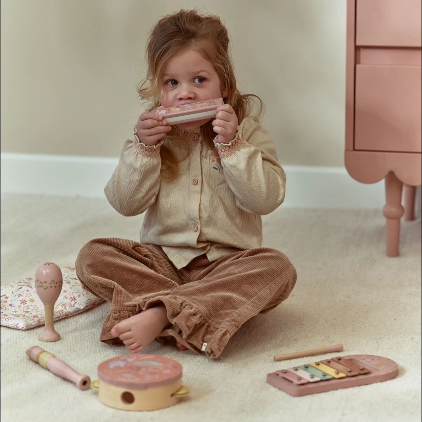 Set de Música Rosa Little Dutch Safari Friends