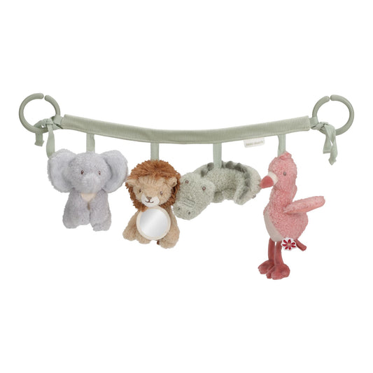 Corrente de atividades para carrinho Safari Friends Little Dutch