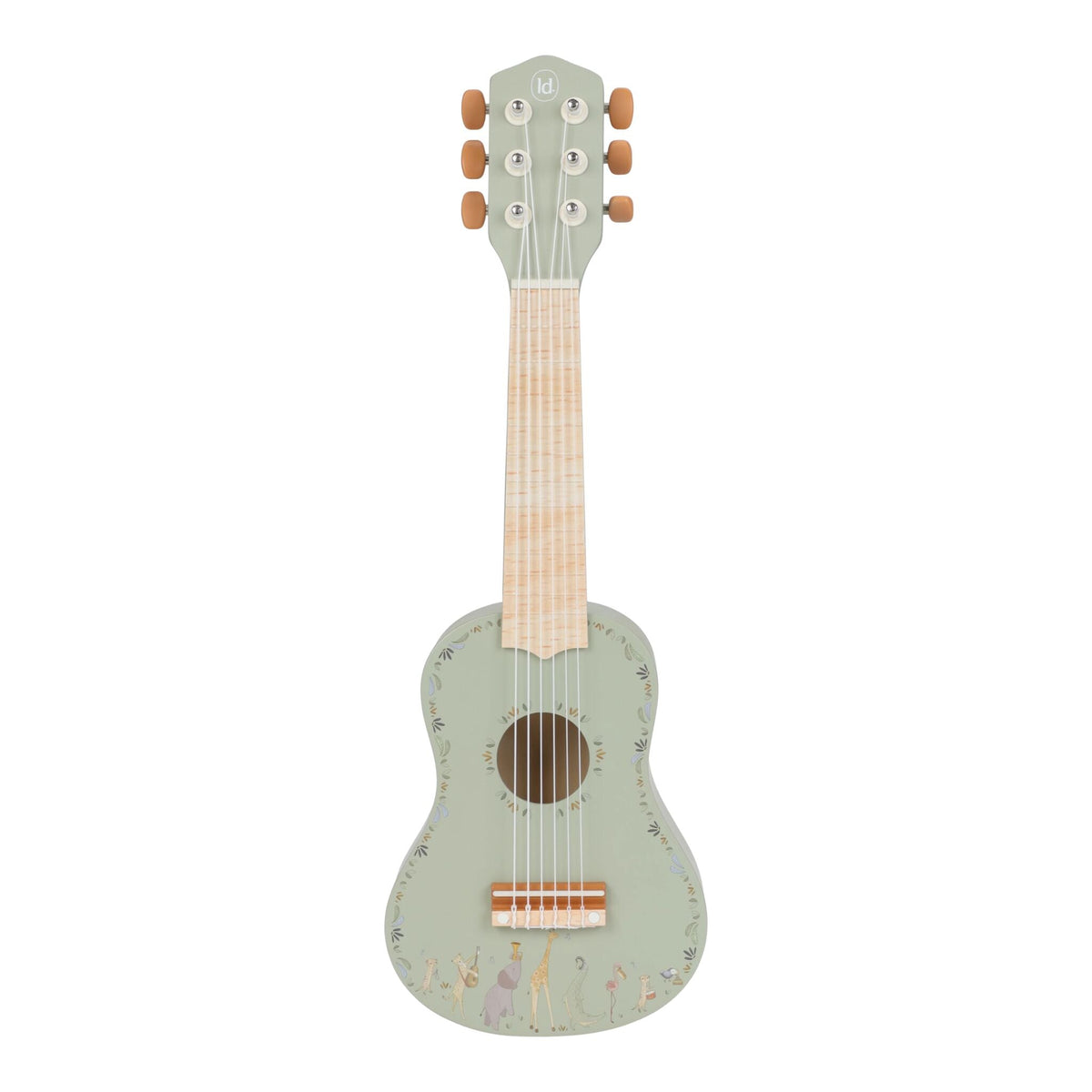 Guitarra de Madeira Verde Little Dutch Safari Friends