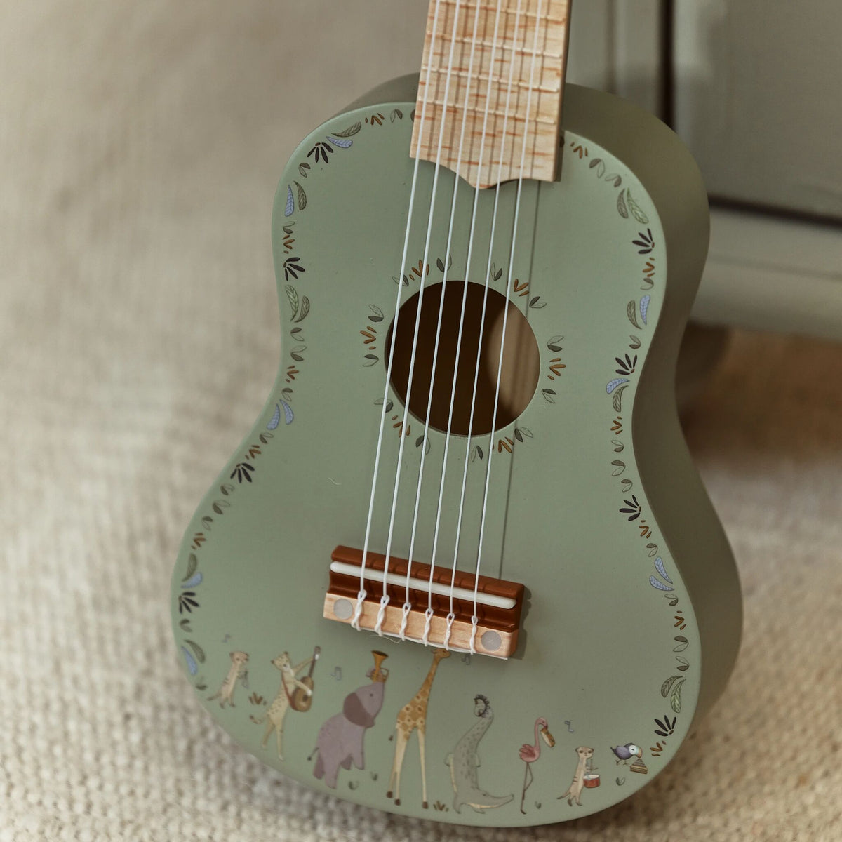 Guitarra de Madeira Verde Little Dutch Safari Friends