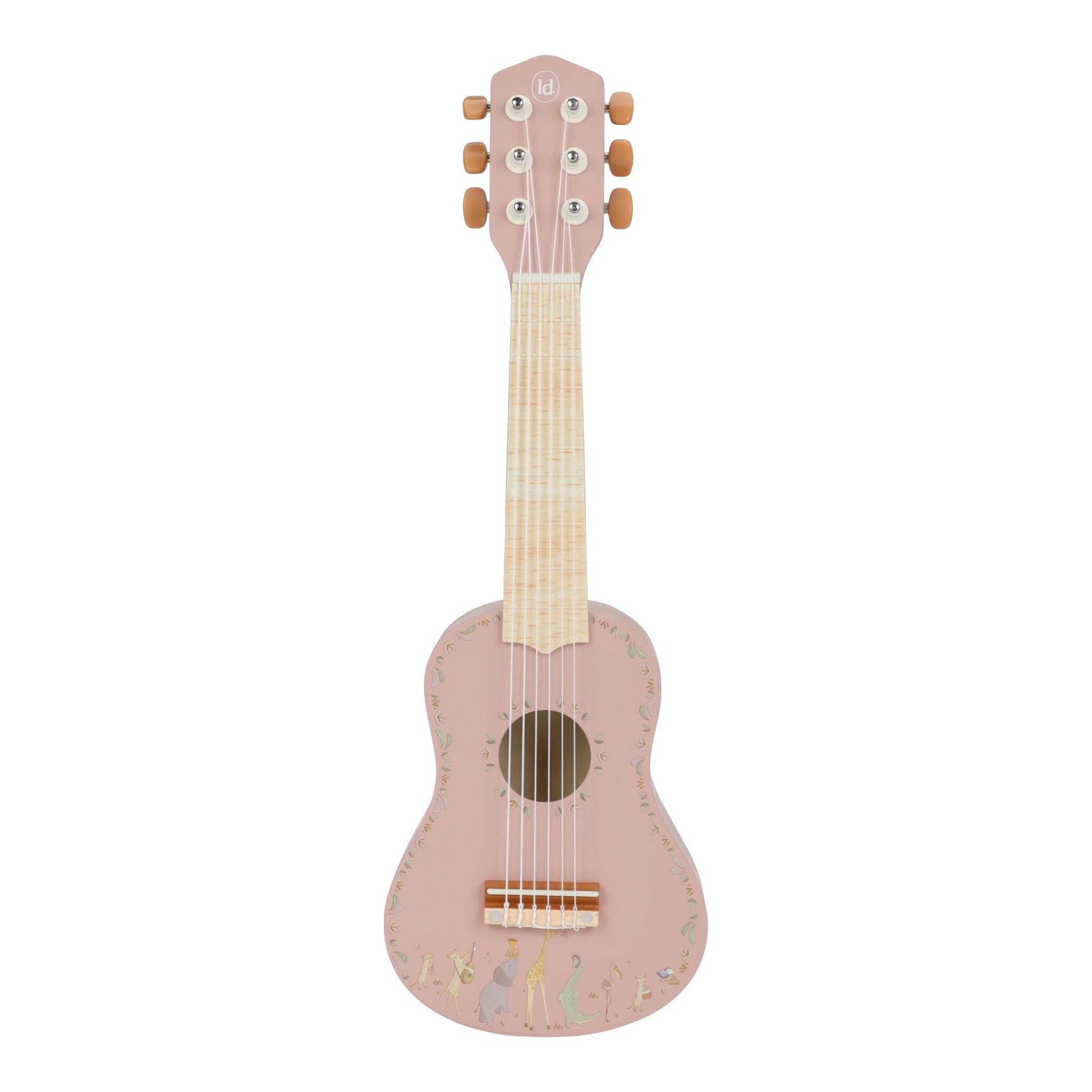 Guitarra de Madeira Rosa Little Dutch Safari Friends