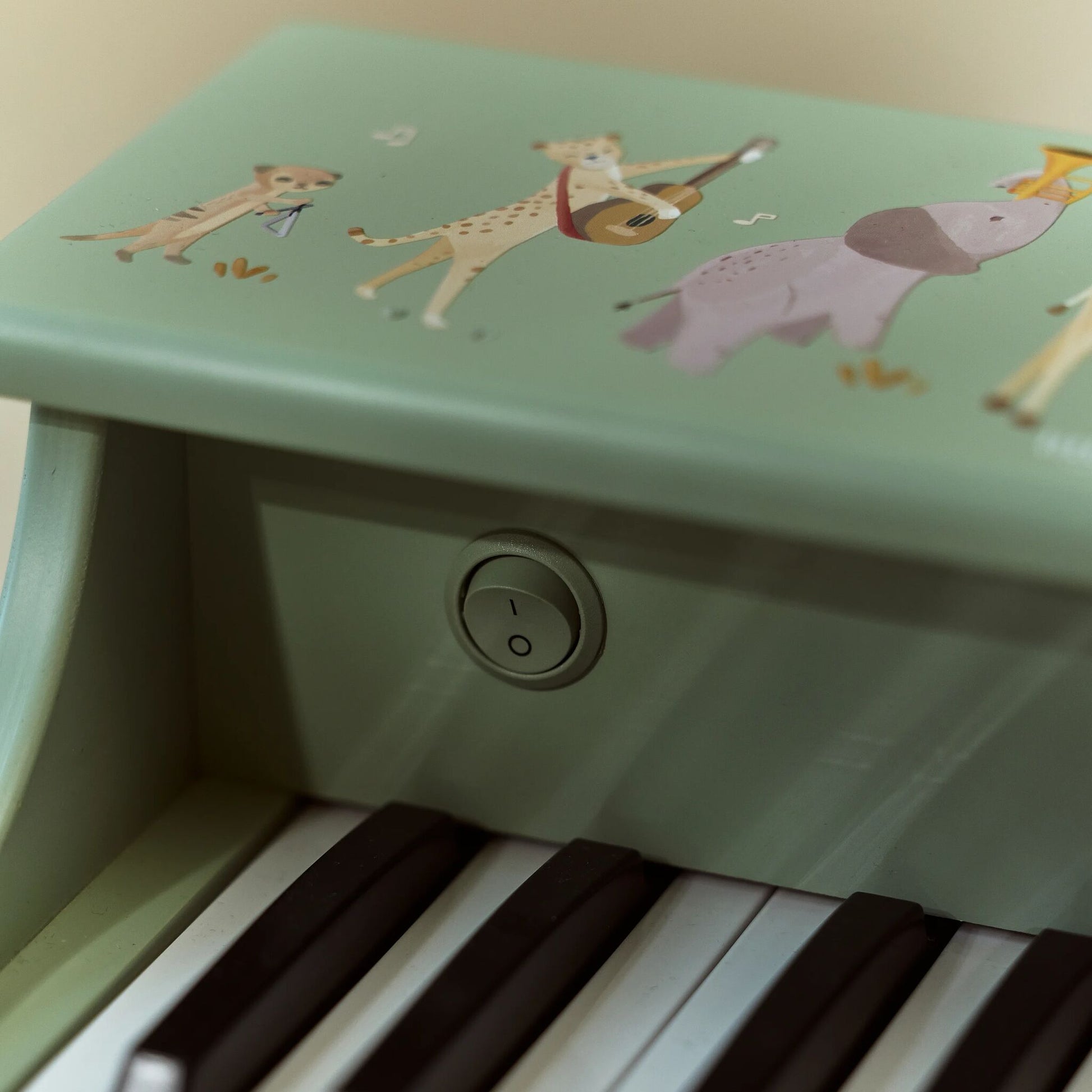 Piano de Madeira Verde Safari Friends Little Dutch