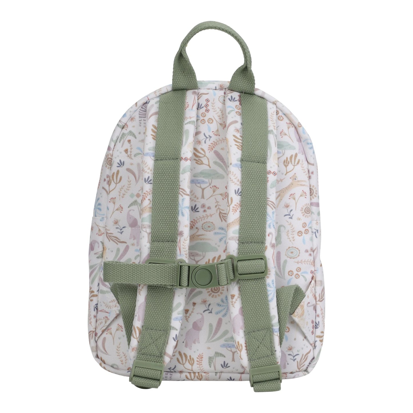 Mochila Safari Friends Branca 29cm Little Dutch lateral