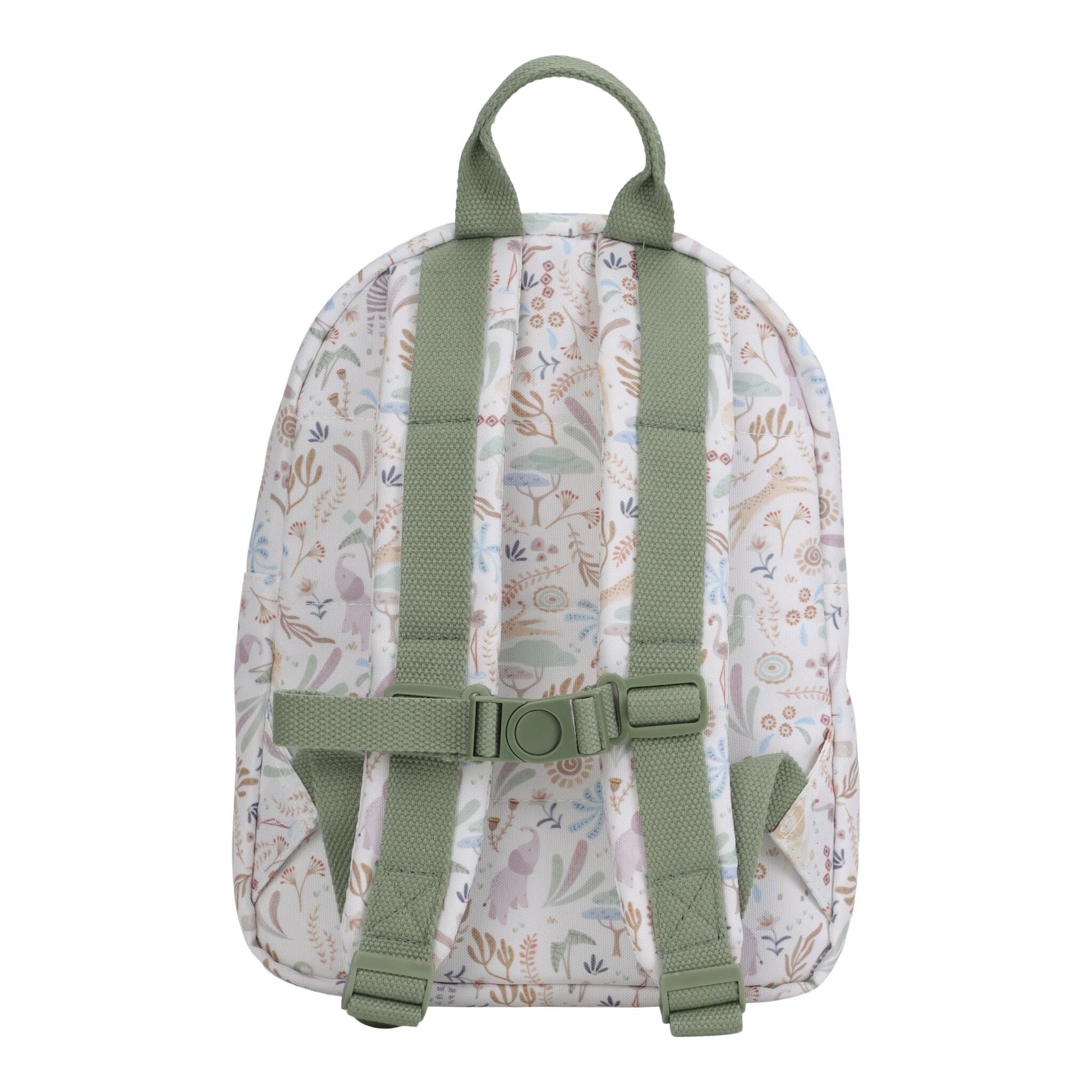 Mochila Safari Friends Branca 29cm Little Dutch lateral