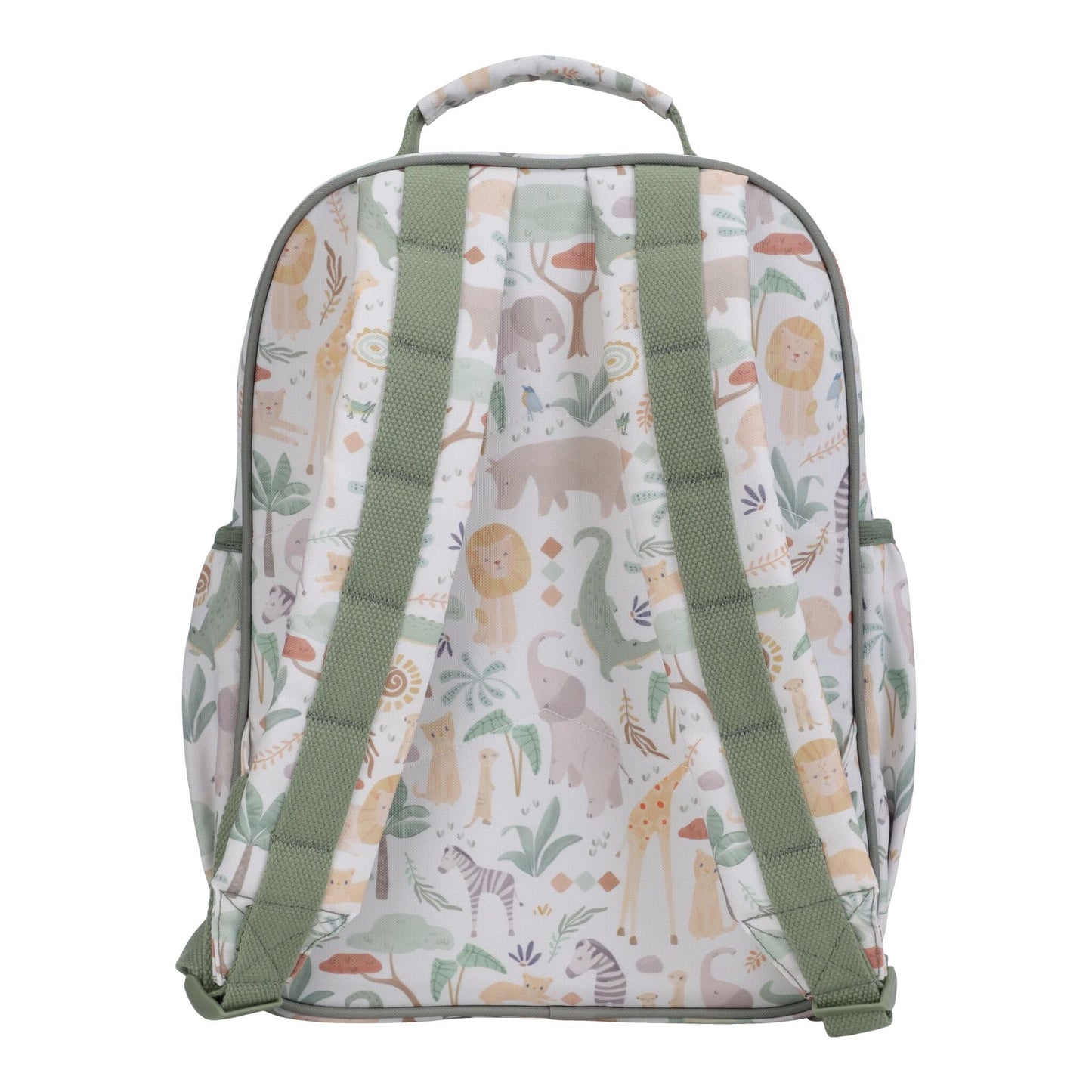 Mochila Safari Friends Branca 35cm Little Dutch lateral