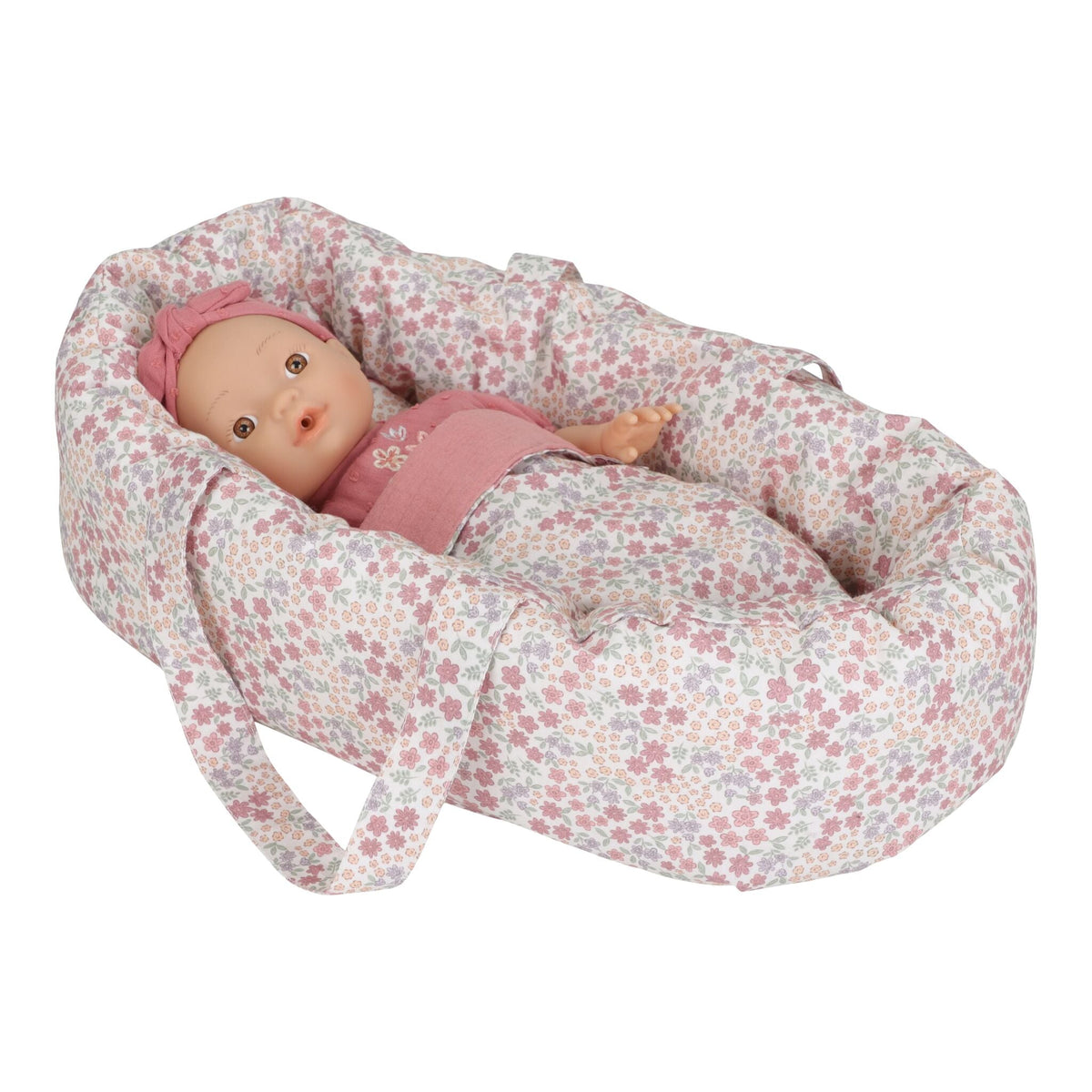 Alcofa para Bonecas Rosa Little Dutch com almofada e cobertor | little-dutch-alcofa-bonecas-rosa-lollakids