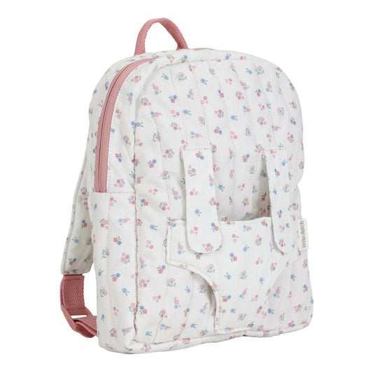 Porta-Bebé para Bonecas Rosa 2 em 1 Little Dutch de frente | little-dutch-porta-bebe-bonecas-rosa-lollakids