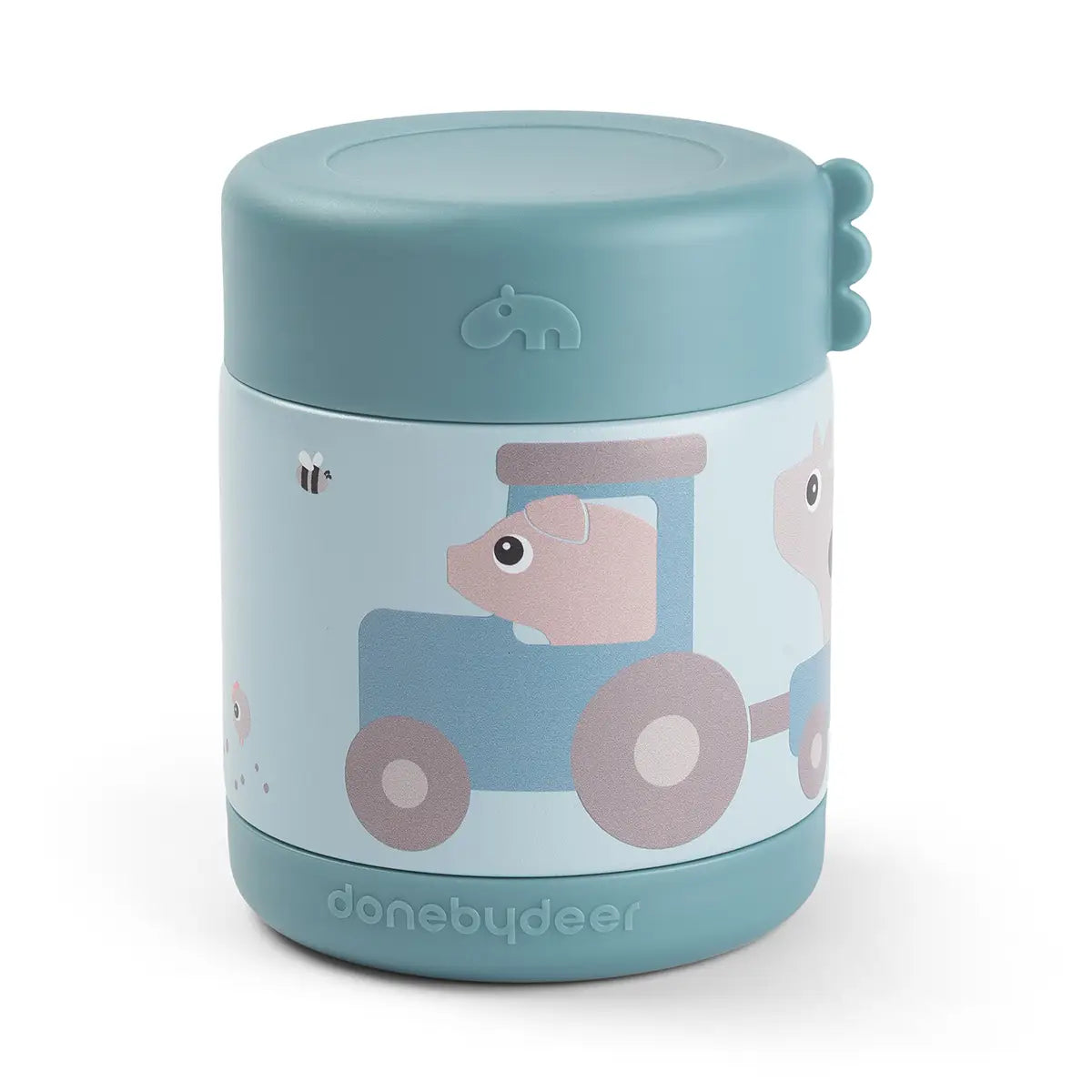 Frasco Térmico Tiny Farm Azul 300ml | Done by Deer