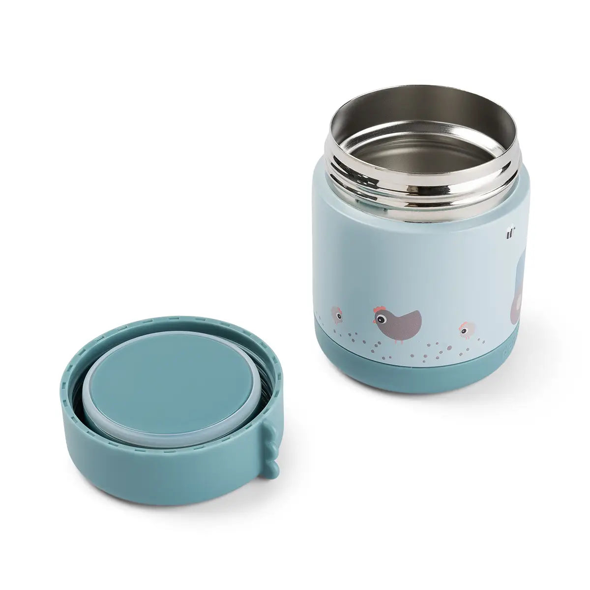 Frasco Térmico Tiny Farm Azul 300ml | Done by Deer