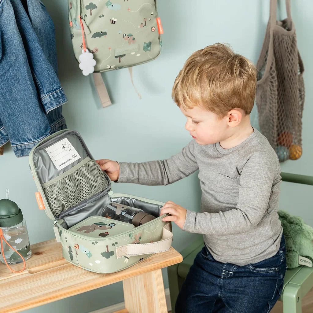 Mini Lunchbox Tiny Trails Sand Done by Deer para snacks e lanches da escola | done-by-deer-mini-lunchbox-tiny-trails-escola-lollakids