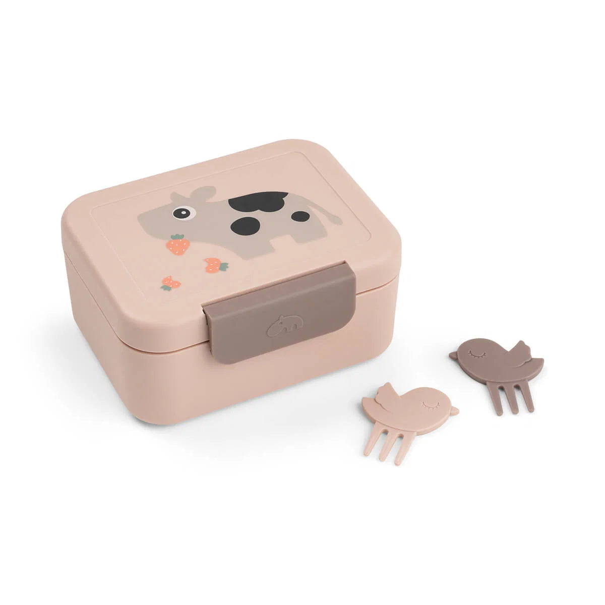 Mini Lunchbox com Palitos Tiny Farm Blue da Done by Deer | done-by-deer-mini-lunchbox-tiny-farm-blue-lollakids