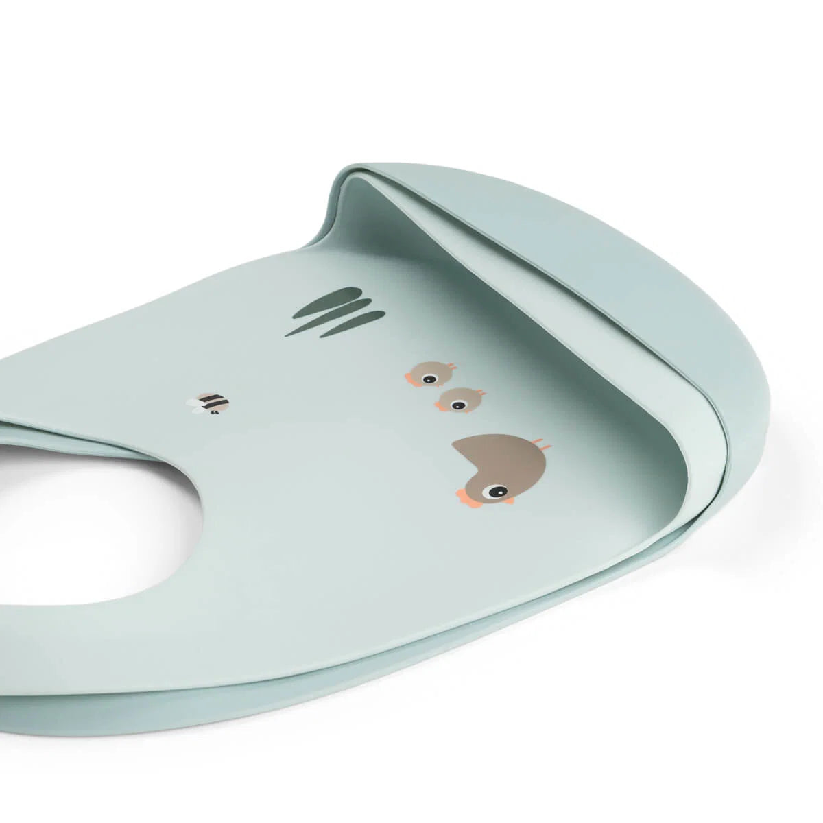 Babete de silicone dobrável para bebé Done by Deer Tiny Farm | done-by-deer-babete-tiny-farm-dobravel-lollakids
