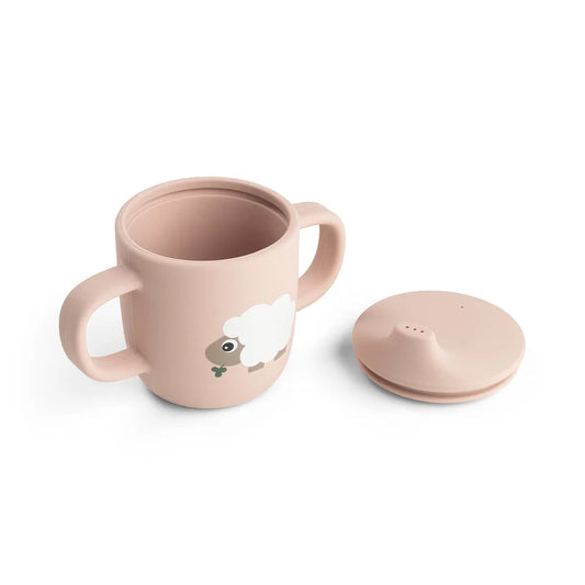 Copo de Silicone com Bico 2 Pegas Tiny Farm Powder | Done by Deer