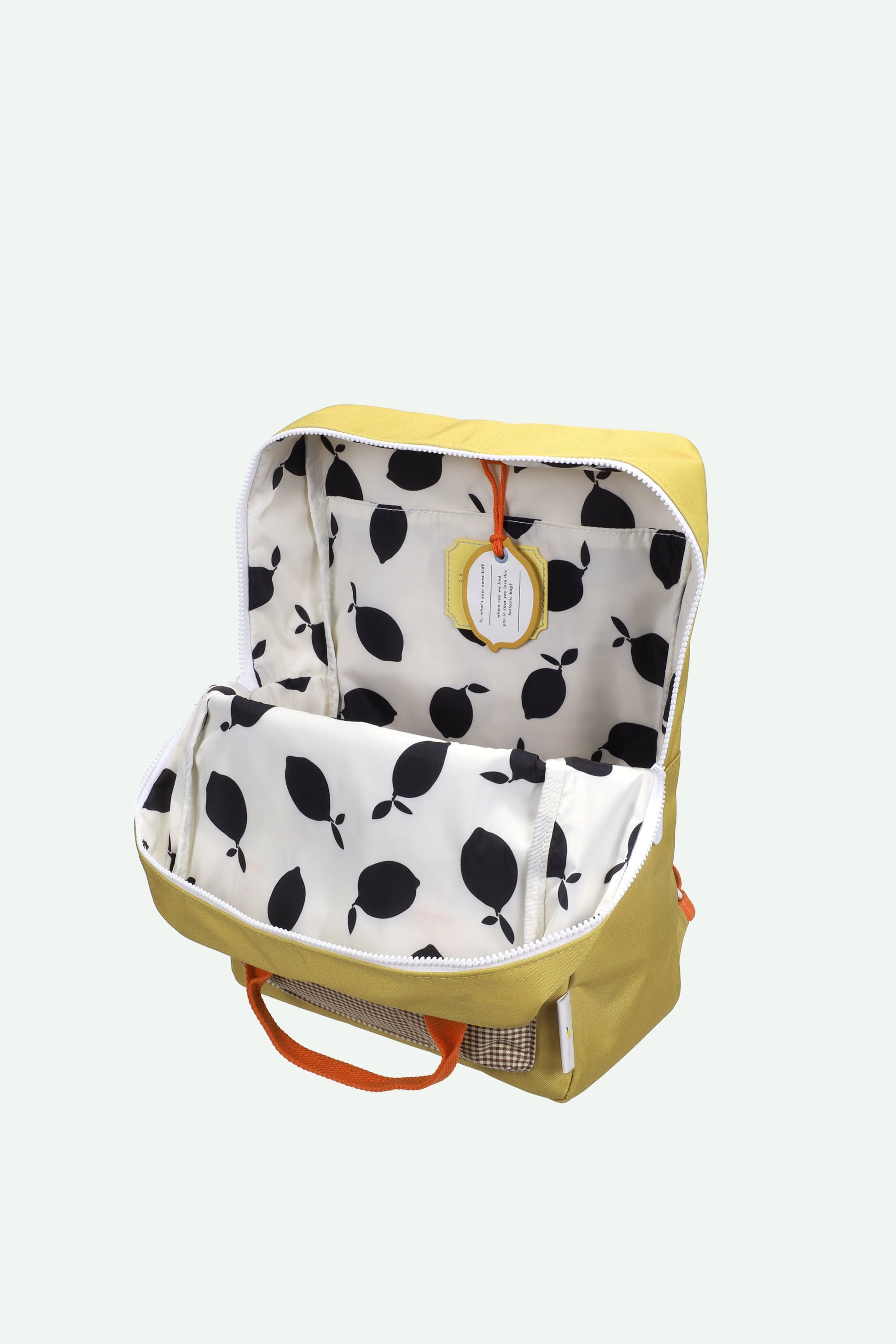 Mochila grande Sticky Lemon envelope verde – vista lateral | sticky-lemon-mochila-envelope-lollakids
