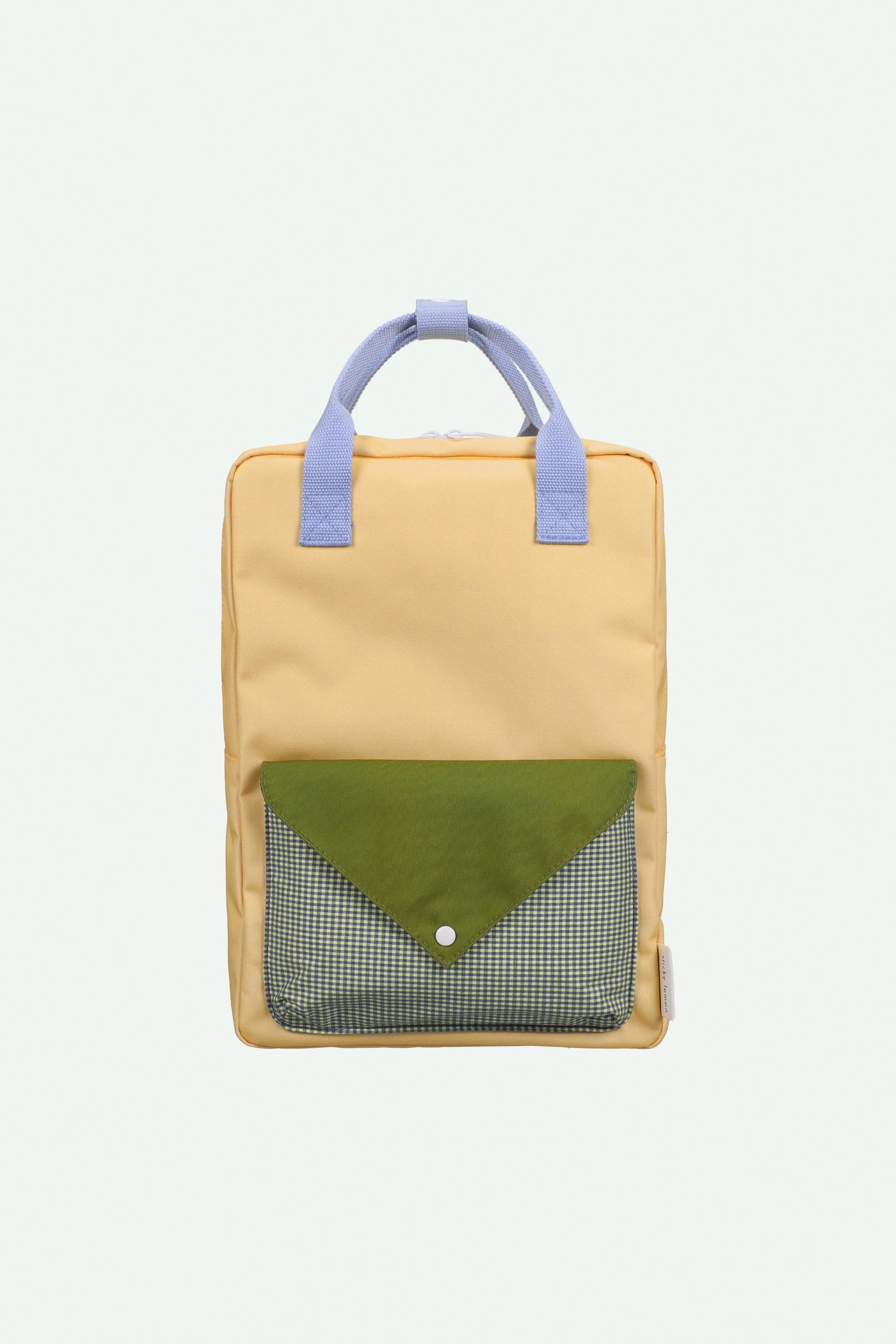 Mochila Grande Envelope Twiggy Beige Sticky Lemon | mochila-envelope-twiggybeige-lollakids