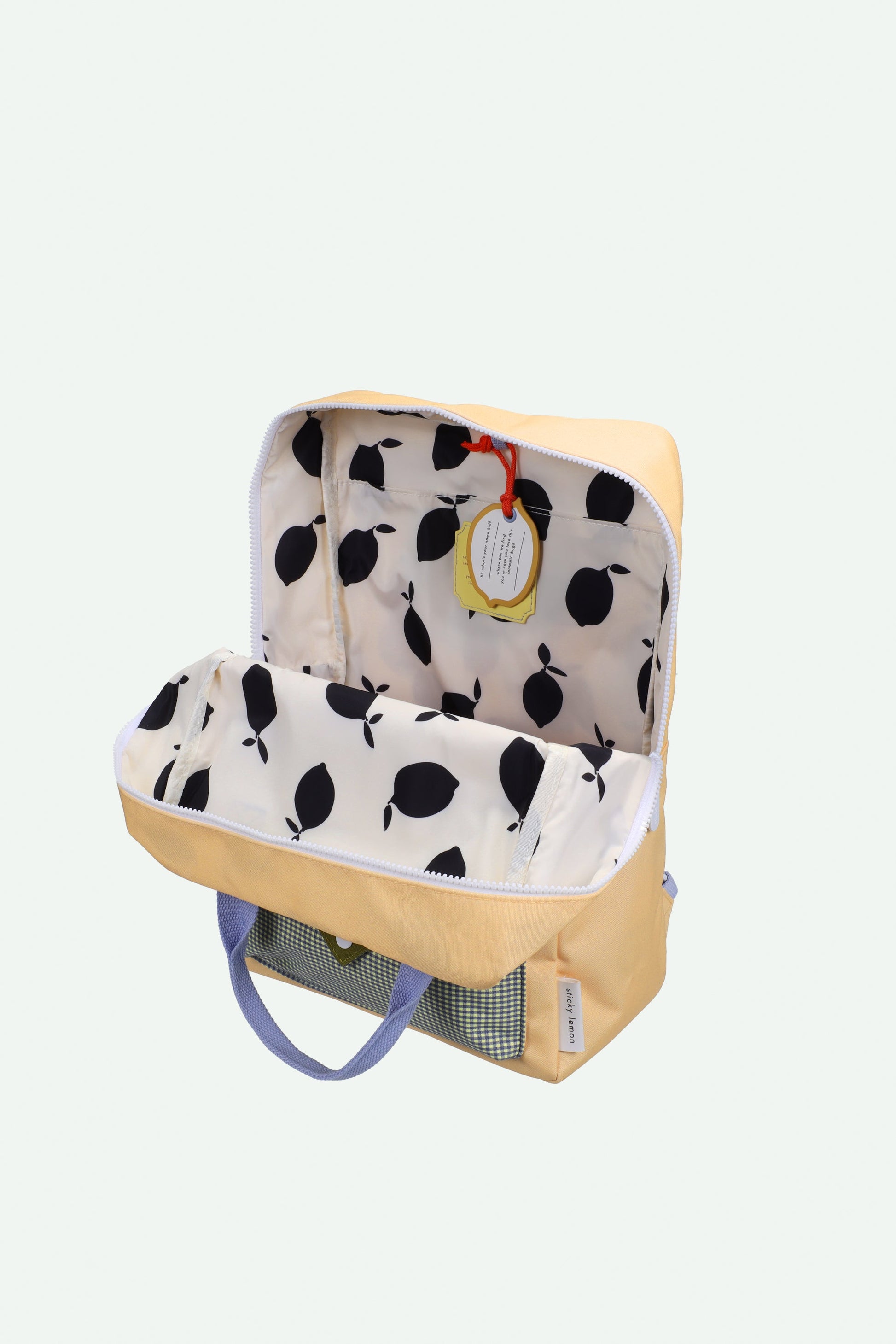 Mochila Grande Envelope Twiggy Beige Sticky Lemon | mochila-envelope-twiggybeige-lollakids