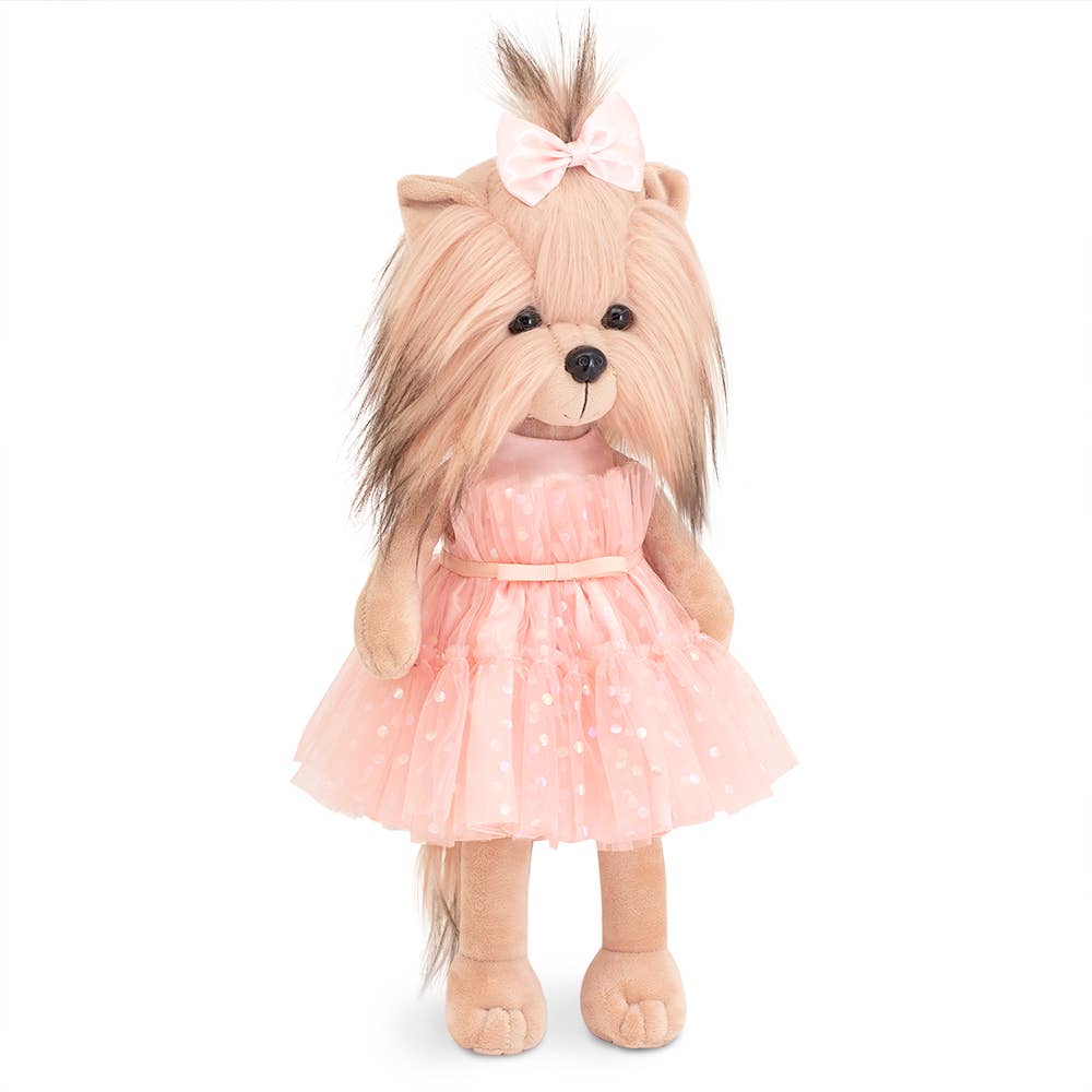 Peluche Lucky Yoyo Bolo de Mel da Orange Toys, cadela de 38 cm com roupa removível | orange-toys-peluche-lucky-doggy-lollakids