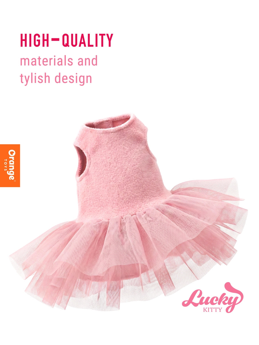 Conjunto de roupa Sonho de Ballet da Orange Toys para peluches Lucky Kitty | orange-toys-roupa-peluche-lucky-kitty-sonho-de-ballet-lollakids
