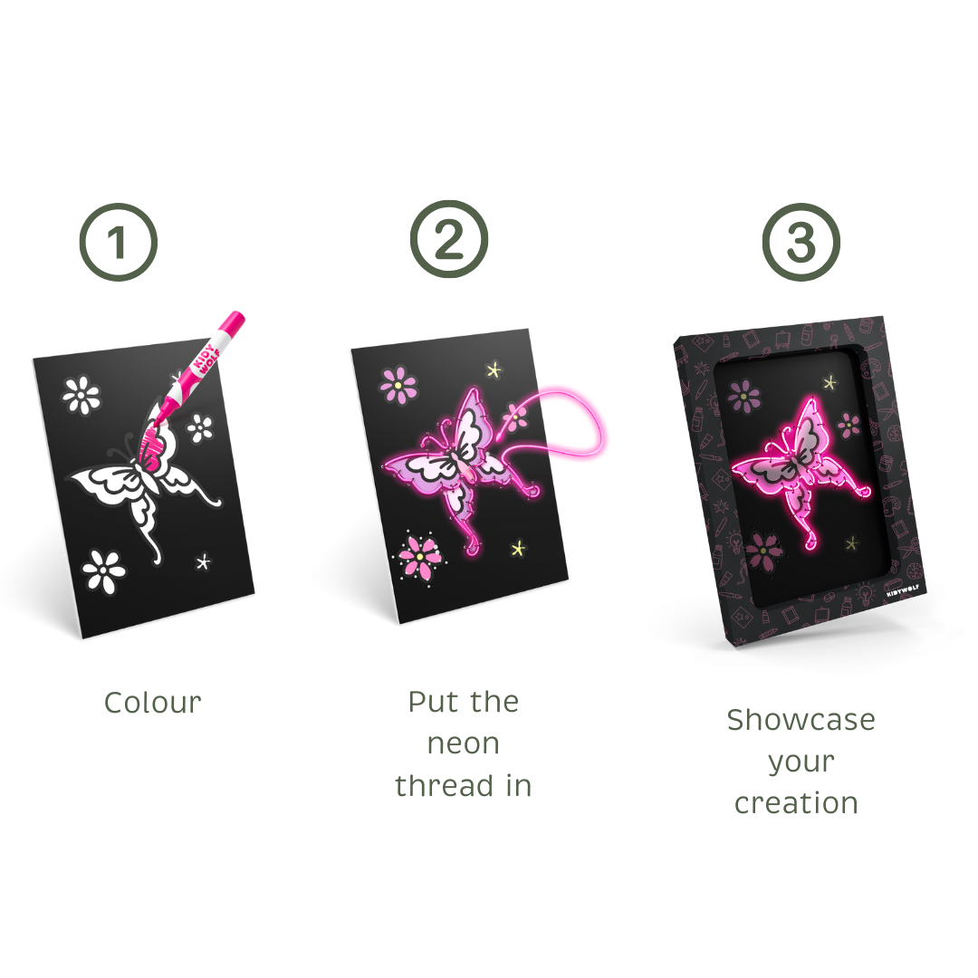 KIDYNEON Kidywolf – pranchas pré-perfuradas Contos de Fadas