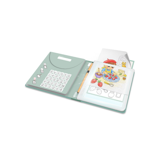 KIDYDRAW-PAD Comida Kidywolf – tablet de desenho iluminado