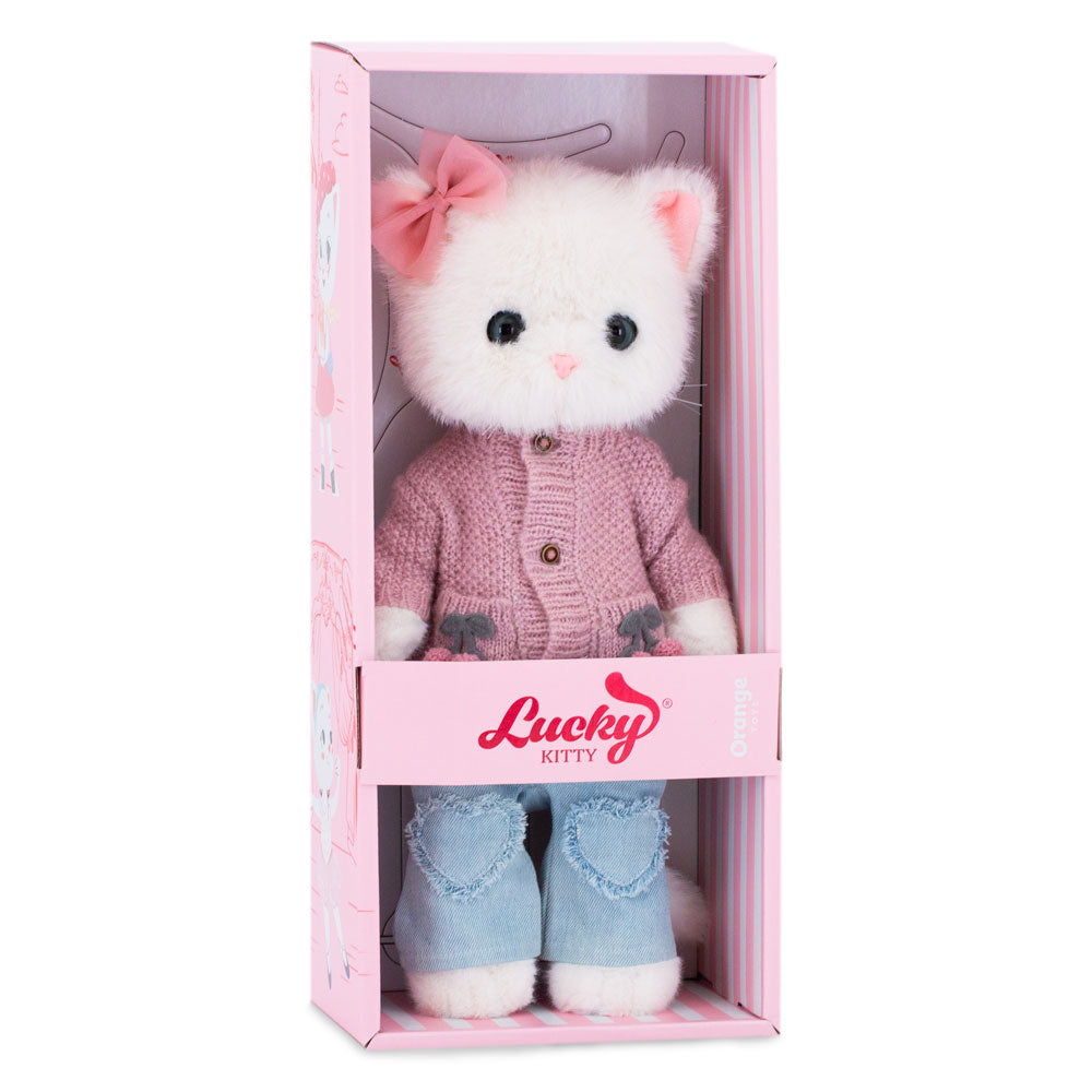 Conjunto de roupa Outono Aconchegante da Orange Toys para peluches Lucky Kitty | orange-toys-roupa-peluche-lucky-kitty-outono-aconchegante-lollakids