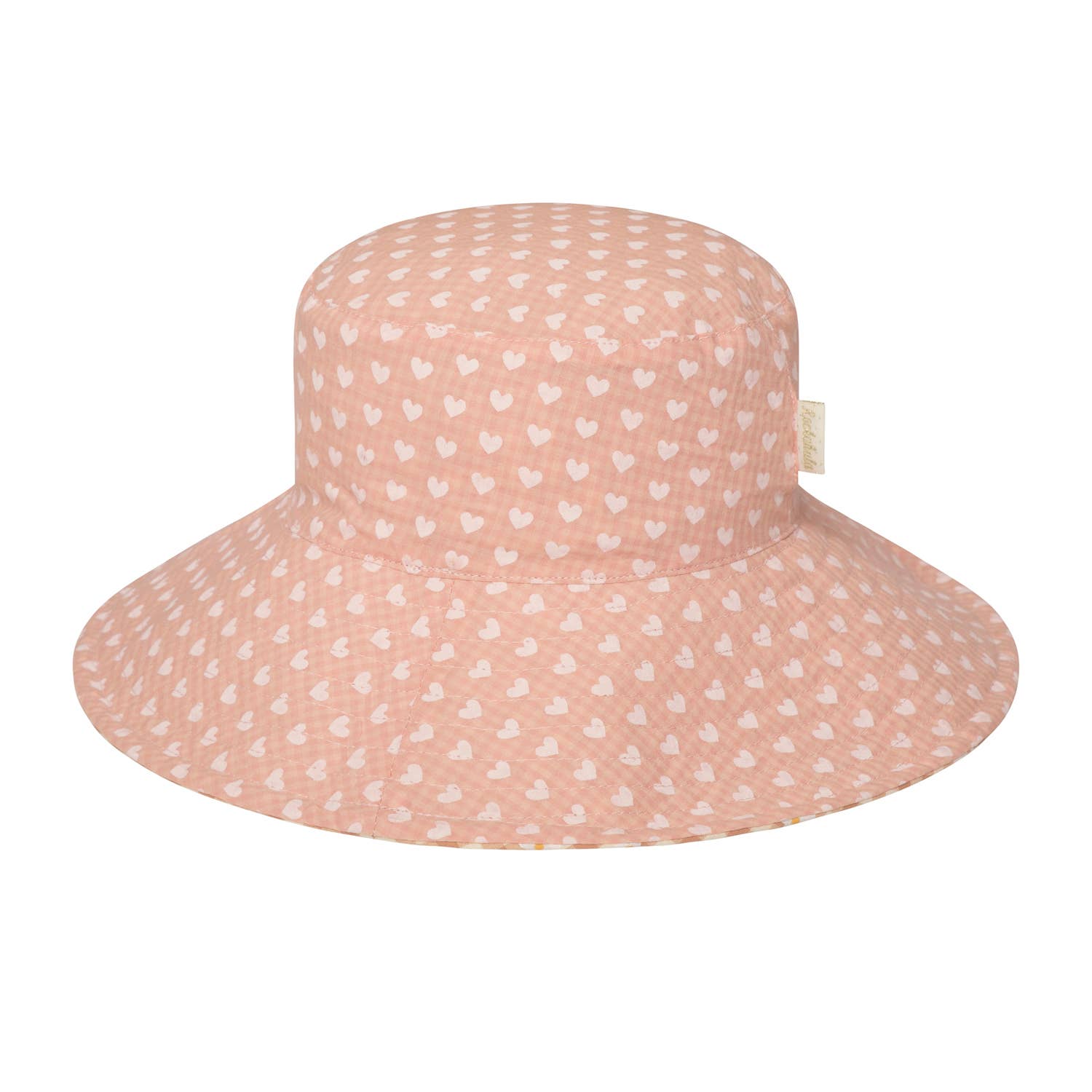 Chapéu de Sol Reversível Gingham Margarida - detalhe
