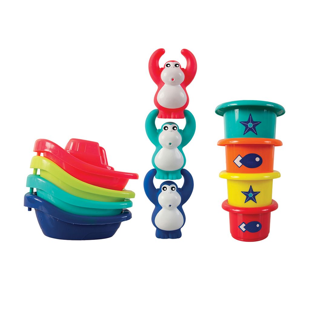 Caixa de Brincadeiras para o Banho (11 Brinquedos)