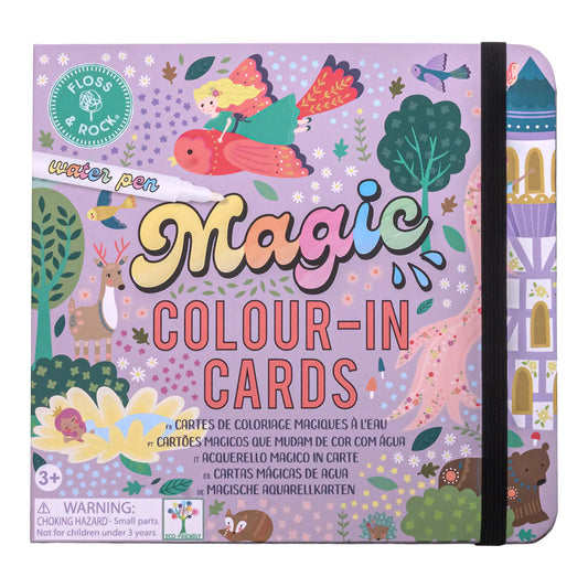 Cartões Mágicos para Colorir Conta de Fadas