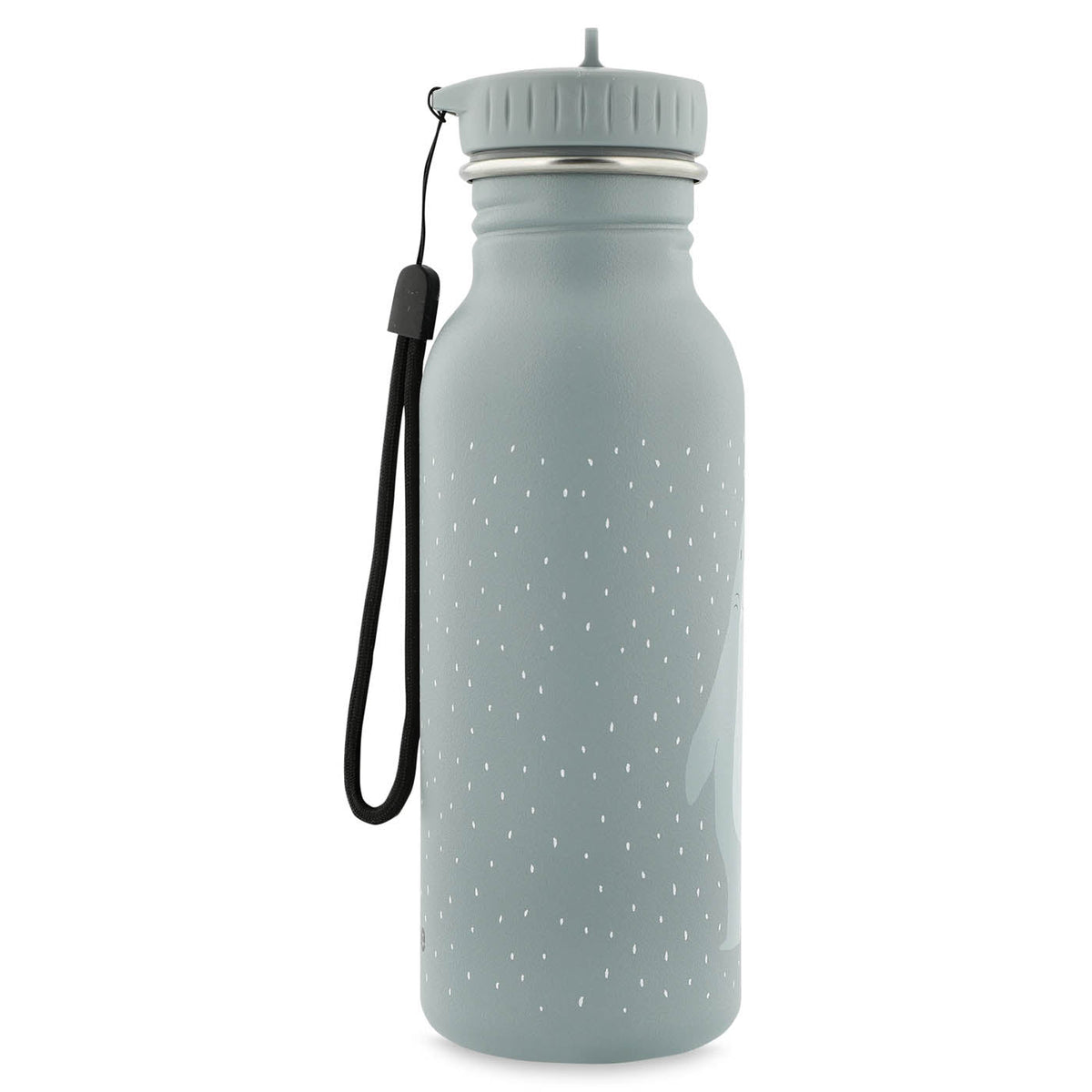 Pormenor da garrafa Trixie de 500 ml Mr. Shark | trixie-garrafa-aco-inox-500ml-mr-shark-lollakids