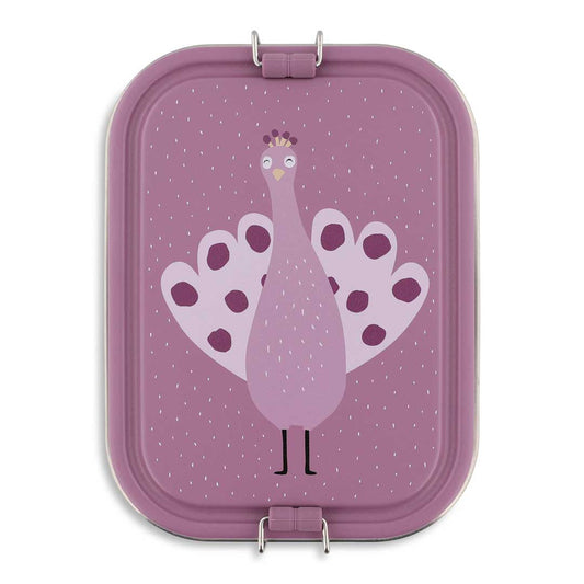 Lancheira metálica grande Trixie Mrs. Peacock | trixie-lancheira-metalica-grande-mrs-peacock-lollakids
