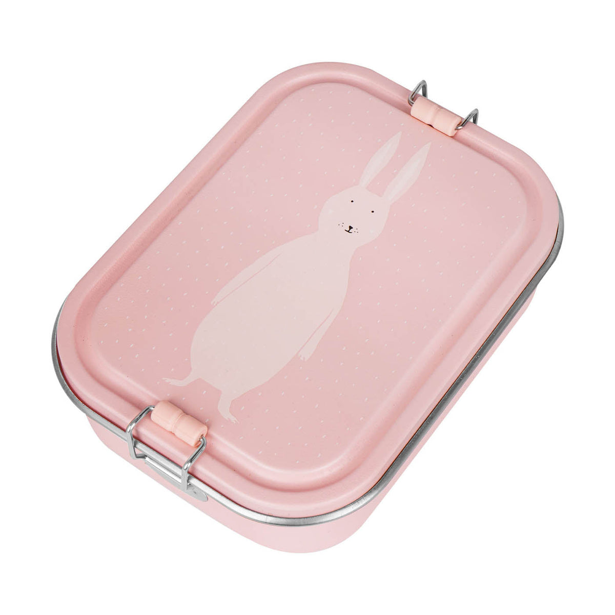 Lancheira metálica grande Trixie Mrs. Rabbit | trixie-lancheira-metalica-grande-mrs-rabbit-lollakids