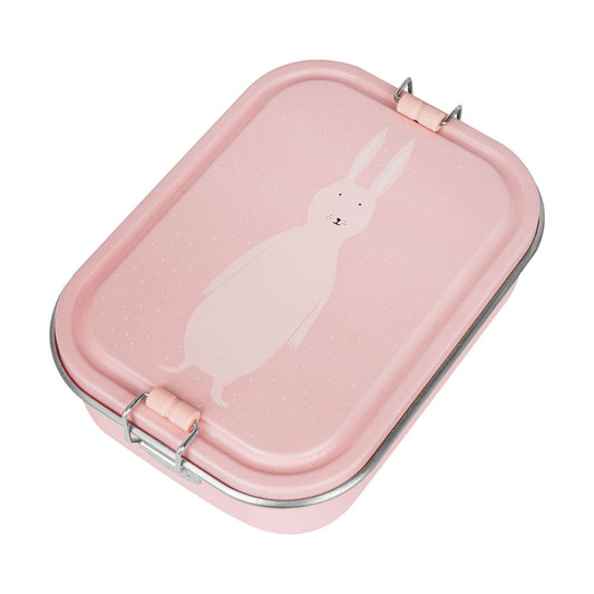 Lancheira metálica grande Trixie Mrs. Rabbit | trixie-lancheira-metalica-grande-mrs-rabbit-lollakids