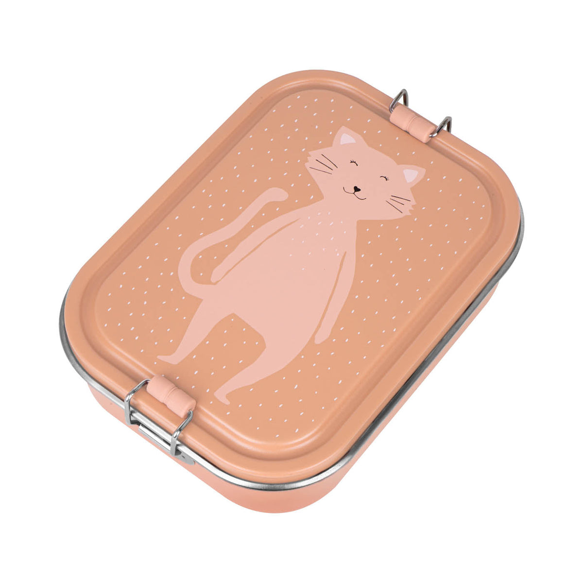 Lancheira metálica grande Trixie Mrs. Cat | trixie-lancheira-metalica-grande-mrs-cat-lollakids