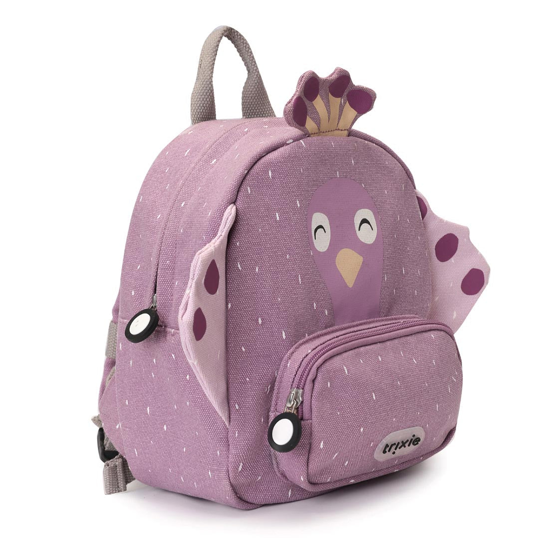 Mochila Pavão Mrs. Peacock Trixie - vista de costas
