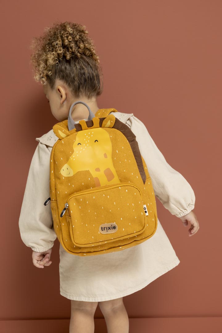 Mochila Girafa Mr. Giraffe Trixie Baby - detalhe