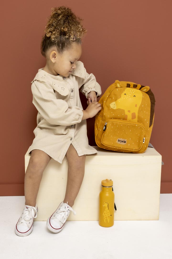 Conjunto escolar Mochila Girafa Mr. Giraffe Trixie Baby
