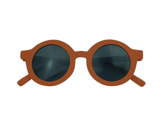 Óculos de Sol Flexiveis e Polarizados New Round Cinnamon (18m-8 anos)