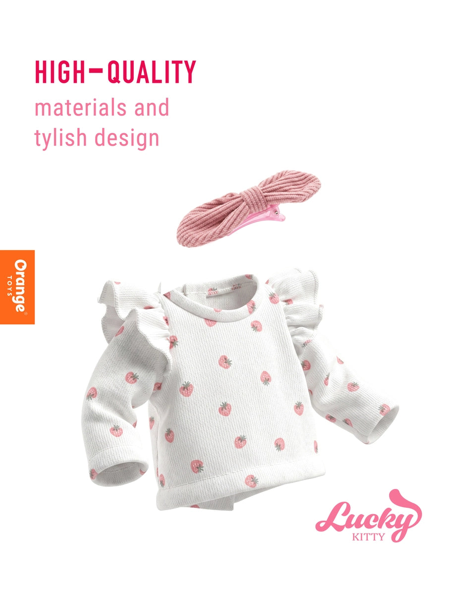 Conjunto de roupa Vintage Rose da Orange Toys para peluches Lucky Kitty | orange-toys-roupa-peluche-lucky-kitty-vintage-rose-lollakids